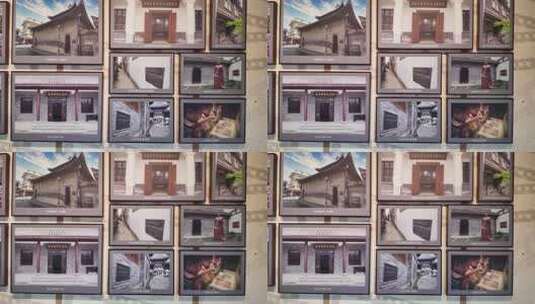 红色革命遗址照片展示高清在线视频素材下载