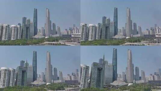 广州珠江新城高楼景观高清在线视频素材下载