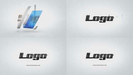 3D商业感丝带LOGO开场AE模板高清AE视频素材下载
