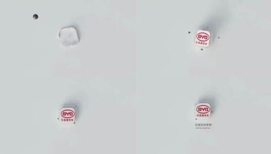 白色极简主义logo动画演绎高清AE视频素材下载