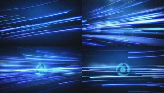 粒子漩涡光线运动穿越变化爆炸能量标志高清AE视频素材下载