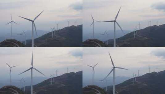 风车风力发电能源环保高清在线视频素材下载