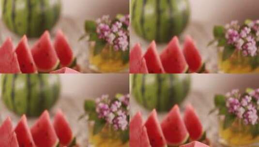 西瓜夏季水果美食 (17)高清在线视频素材下载