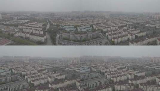 上海疫情封闭管理居家隔离4K航拍高清在线视频素材下载