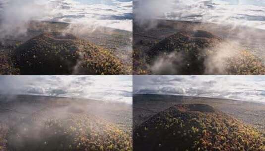 俄罗斯火山风景高清在线视频素材下载