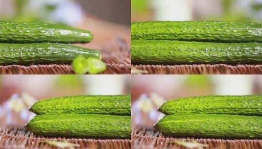 蔬菜黄瓜青瓜高清在线视频素材下载