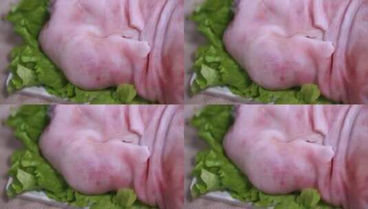 炖肉解馋猪前肘和猪后肘对比高清在线视频素材下载