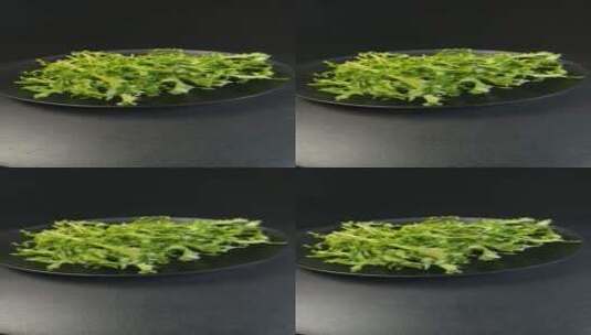 苦菊菜蔬菜高清在线视频素材下载