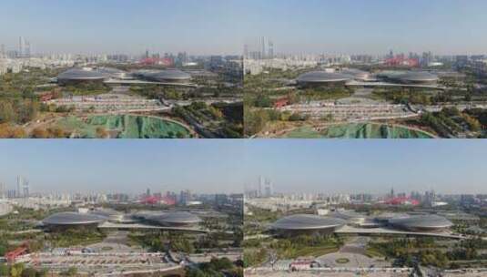南京城市风光地标建筑航拍高清在线视频素材下载