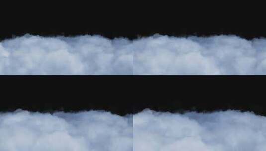 蓝天白云穿梭高清在线视频素材下载