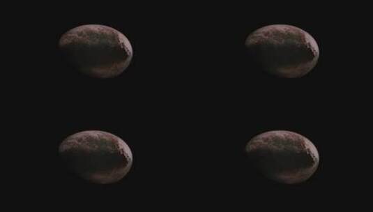 行星太阳系-冥王星高清在线视频素材下载