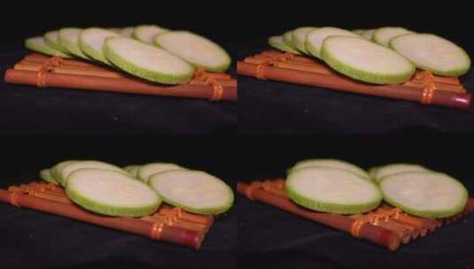 西葫芦菜瓜蔬菜高清在线视频素材下载