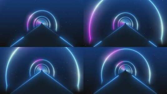 元宇宙隧道B隧道 未来 通向未来时空隧道高清在线视频素材下载