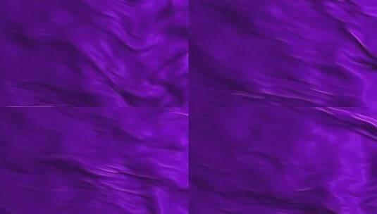 布料紫色飘动波浪3D渲染高清在线视频素材下载