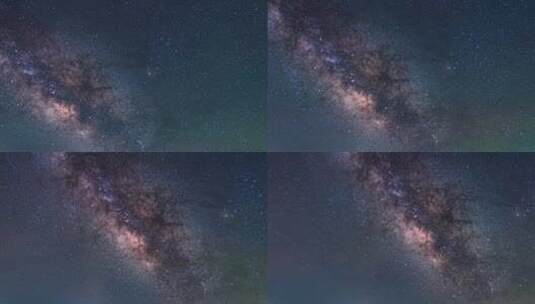干净的夏季银河星空延时背景高清在线视频素材下载