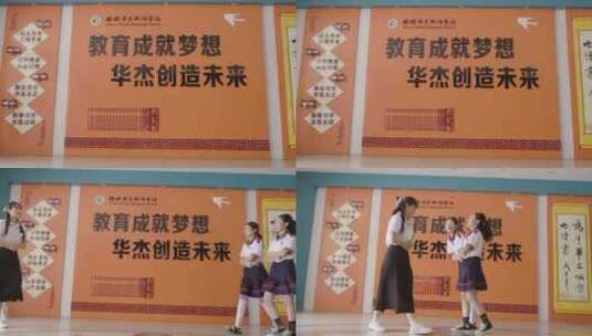 学校六一小学中学校园生活学生时代高清在线视频素材下载