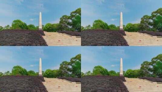 【4K超清】惠州东江人民烈士纪念碑大范围高清在线视频素材下载