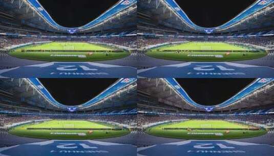 8K上海体育场内场足球赛延时高清在线视频素材下载