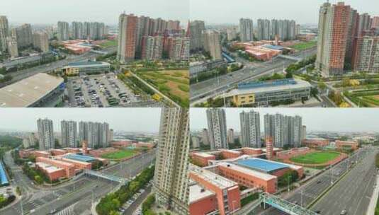天津经济技术开发区第二中学高清在线视频素材下载