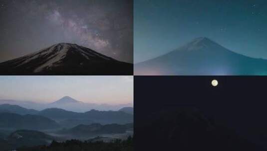 【合集】日本 富士山延时高清在线视频素材下载