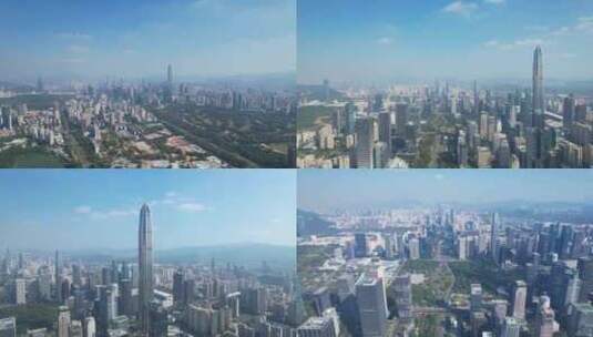 深圳市区最新航拍合集高清在线视频素材下载