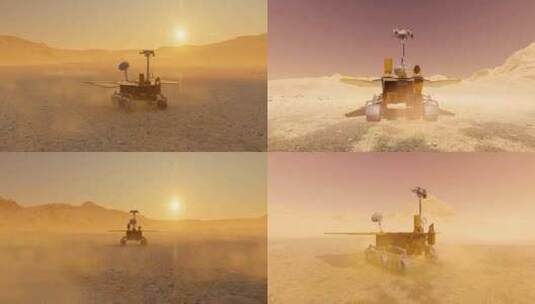 火星车 火星探测器高清在线视频素材下载