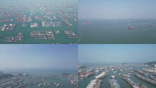 航拍广东阳江海陵岛闸坡国家级中心高清在线视频素材下载