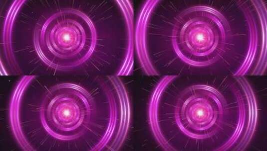4K粉紫色光圈隧道视频高清在线视频素材下载
