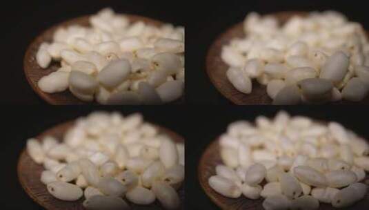 大米花爆米花膨化食品零食高清在线视频素材下载