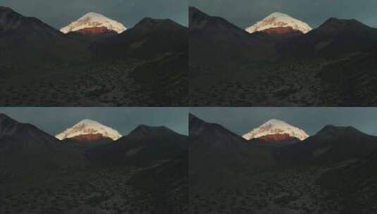 萨哈马火山玻利维亚安第斯山脉高清在线视频素材下载