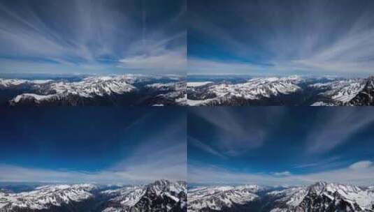延时拍摄西藏雪山高清在线视频素材下载