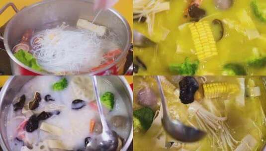 麻辣烫+多种风味A4k高清在线视频素材下载