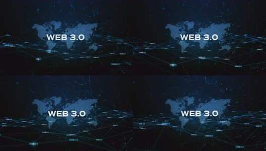 新的Web 3.0背景概念01327高清在线视频素材下载