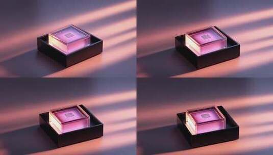 精致礼品盒光影交错下的艺术呈现高清在线视频素材下载