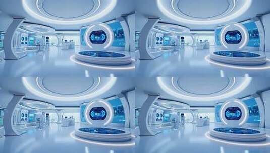 未来科技感实验室场景高清在线视频素材下载