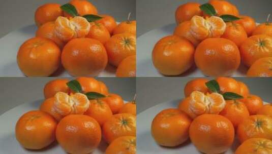 桔子4K静物水果高清在线视频素材下载