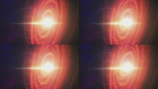 红色螺旋星系高清在线视频素材下载