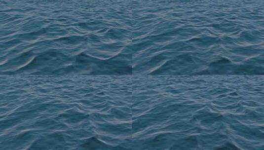 海面水波的慢镜头高清在线视频素材下载