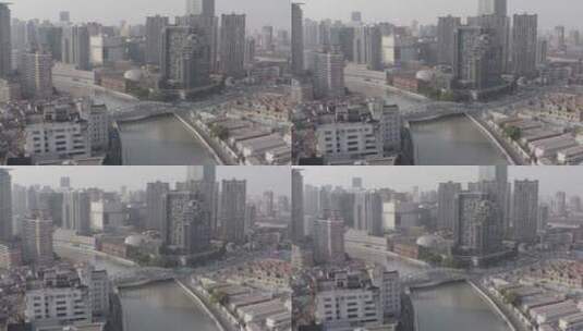 航拍上海高清在线视频素材下载