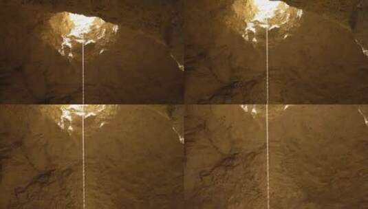 黄土高坡水井干枯干旱取水地窖 ~高清在线视频素材下载