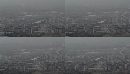 重庆郊野的城市风光高清在线视频素材下载