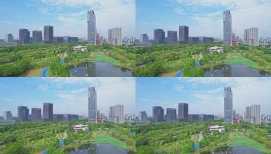 扬州广陵新城高清在线视频素材下载
