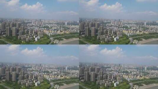 湖北荆州城市宣传片地标建筑航拍高清在线视频素材下载