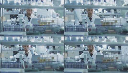 智慧医疗科研生物基因细胞医美科技高清在线视频素材下载