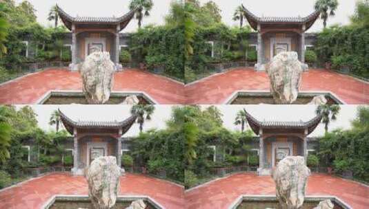武汉硚口区园博园广州园风景高清在线视频素材下载