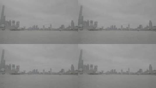 8K(log2素材)上海外滩黄浦江陆家嘴高清在线视频素材下载