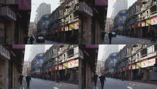 上海老街区老城区高清在线视频素材下载