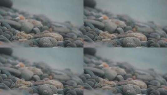 水中的鹅卵石高清在线视频素材下载