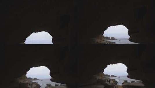 长尾岛 海蚀洞高清在线视频素材下载