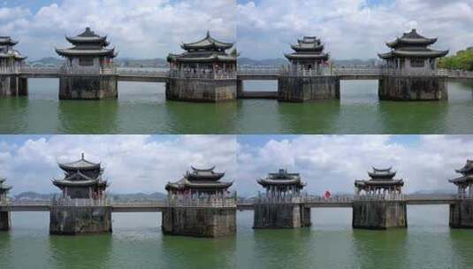 广东潮州广济桥高清在线视频素材下载